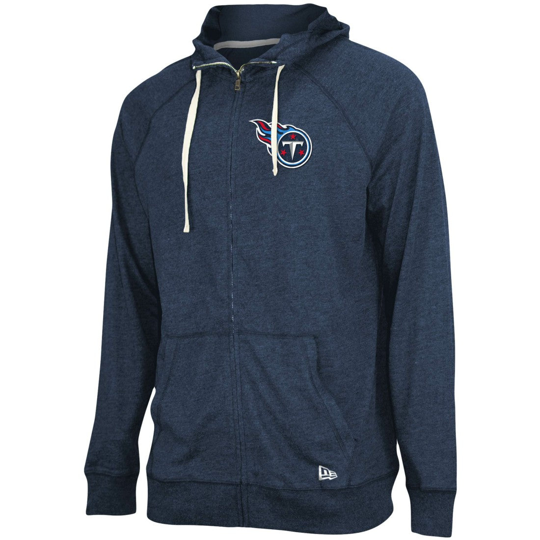 Tennessee Titans New Era In Season Hoodie Full-Zip Jacket - Heathered Navy - NFL