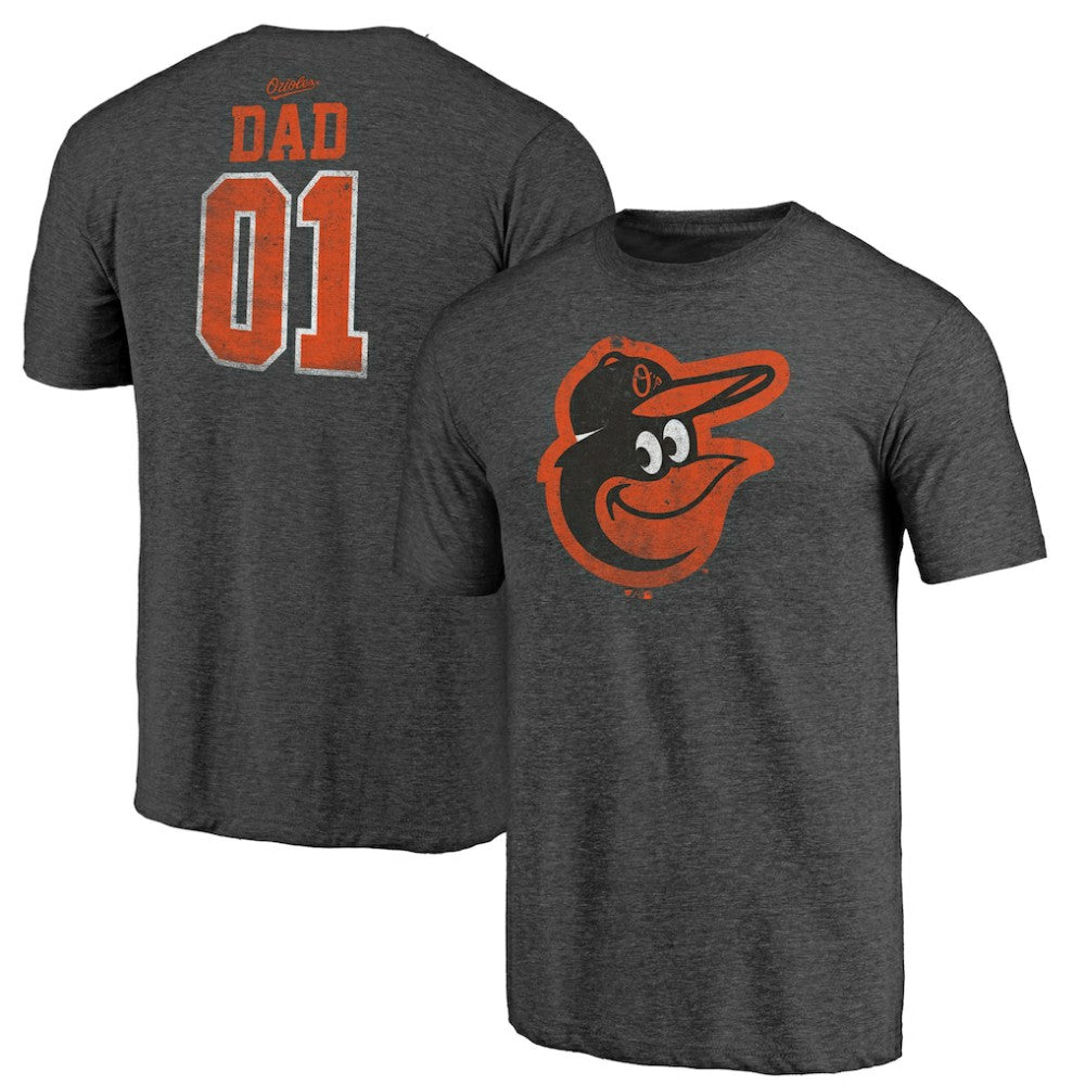 Baltimore Orioles Father's Day Greatest Dad Tri-Blend T-Shirt Online