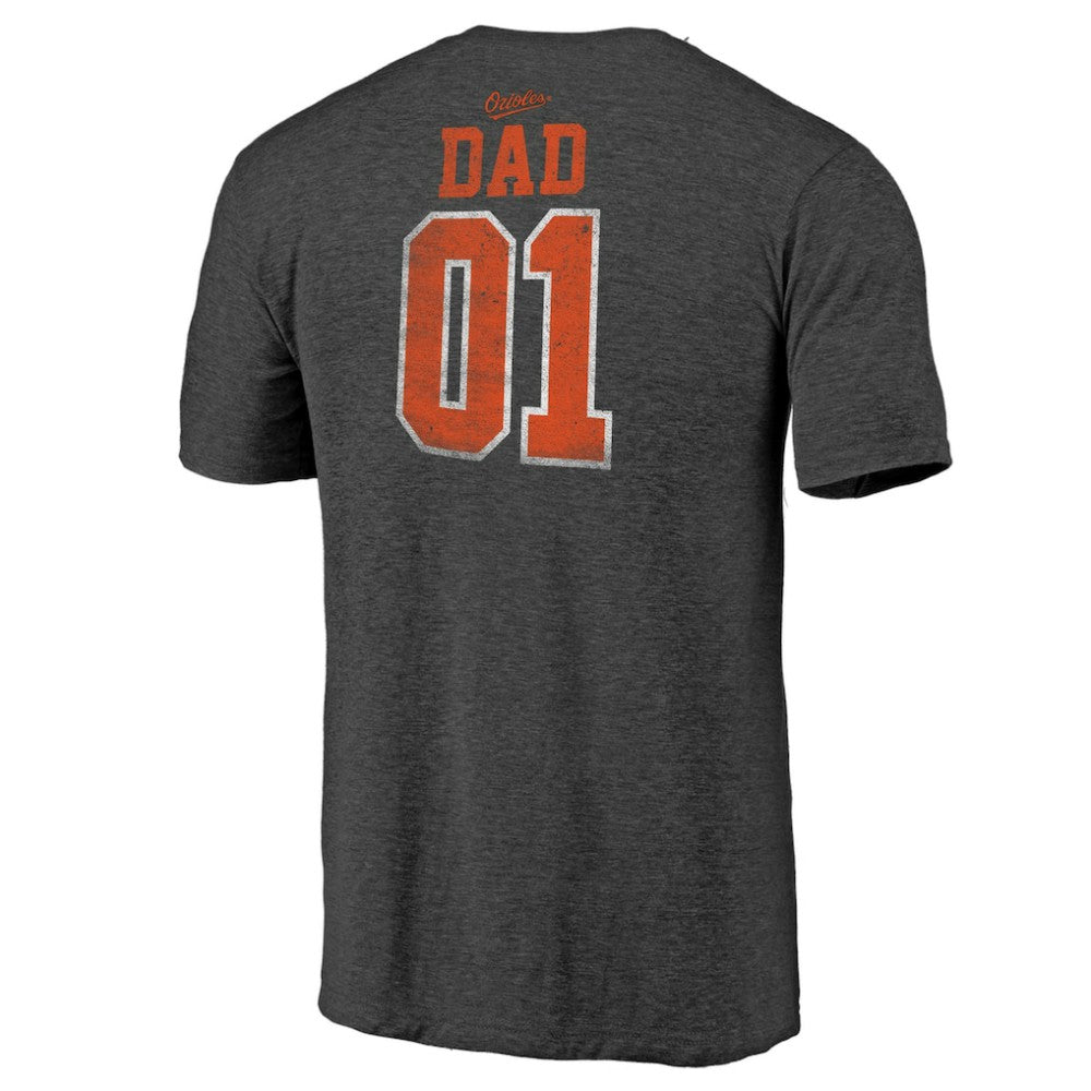 Baltimore Orioles Father's Day Greatest Dad Tri-Blend T-Shirt Online