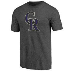 Colorado Rockies Father's Day Greatest Dad Tri-Blend T-Shirt for sale