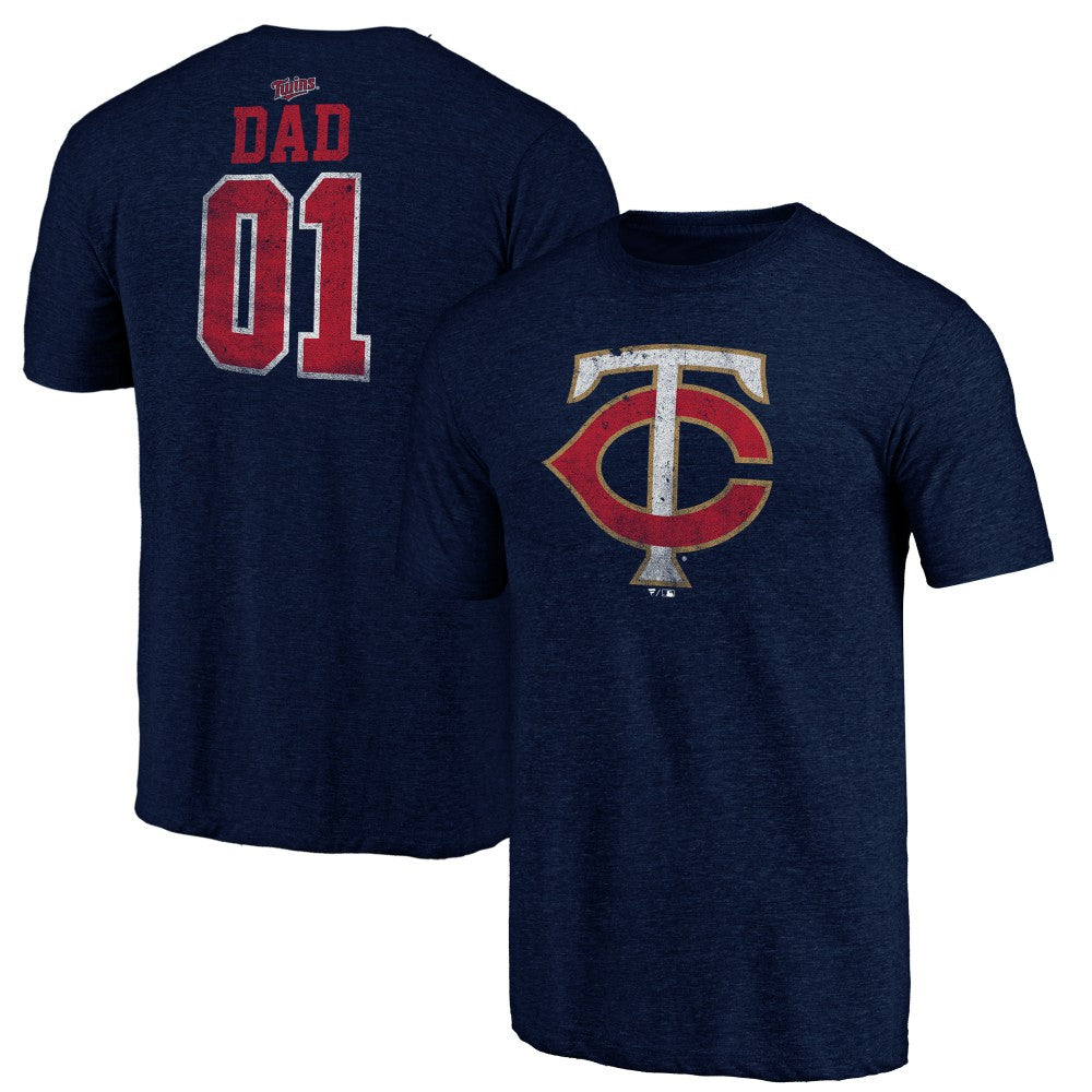 Minnesota Twins Father's Day Greatest Dad Tri-Blend T-Shirt for sale