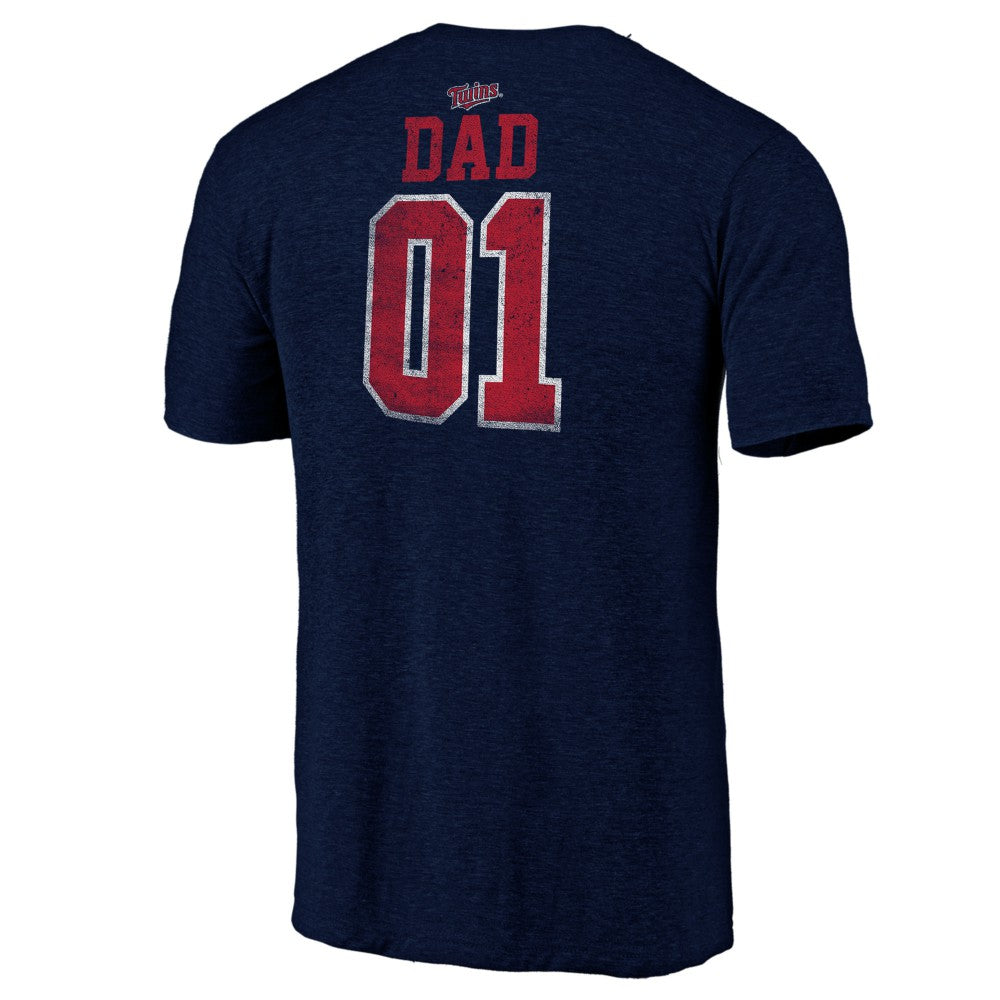 Minnesota Twins Father's Day Greatest Dad Tri-Blend T-Shirt for sale
