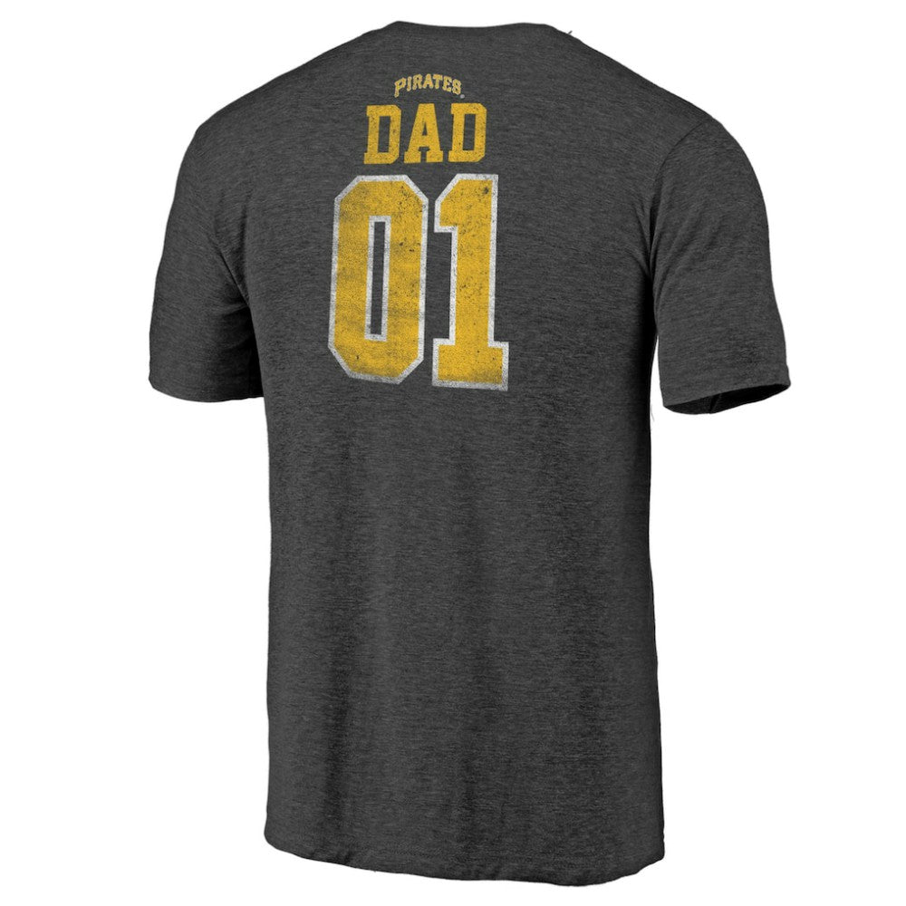 Pittsburgh Pirates Father's Day Greatest Dad Tri-Blend T-Shirt for sale