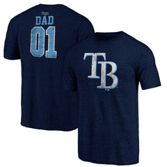 Tampa Bay Rays Father's Day Greatest Dad Tri-Blend T-Shirt Outlet