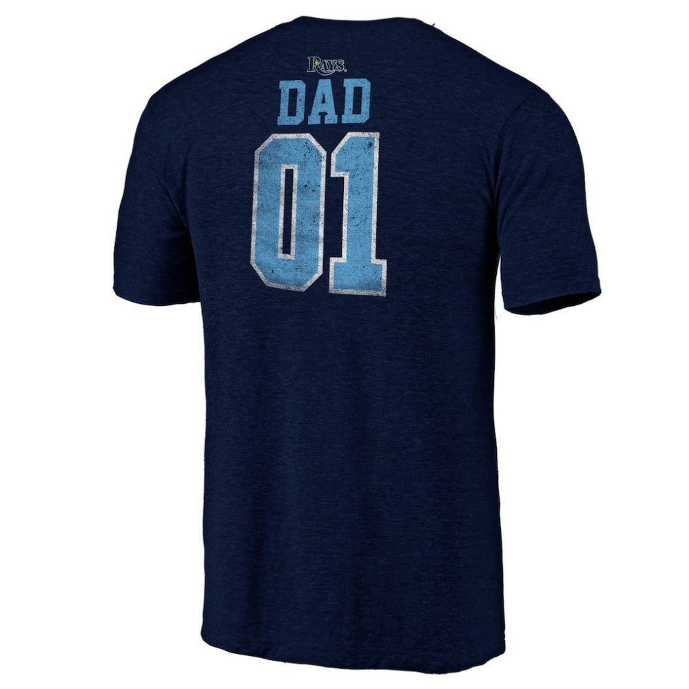 Tampa Bay Rays Father's Day Greatest Dad Tri-Blend T-Shirt Outlet