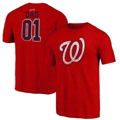 Washington Nationals Father's Day Greatest Dad Tri-Blend T-Shirt Online