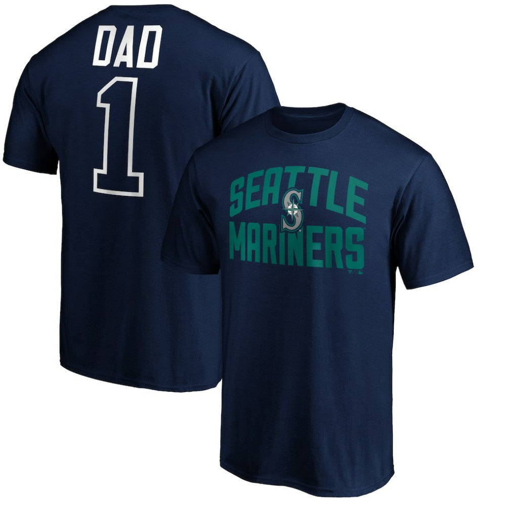 Seattle Mariners Father's Day #1 Dad T-Shirt Near Me