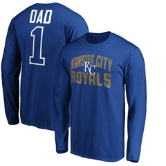 Kansas City Royals Father's Day #1 Dad Long Sleeve T-Shirt Discount