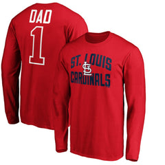 St. Louis Cardinals Father's Day #1 Dad Long Sleeve T-Shirt Online