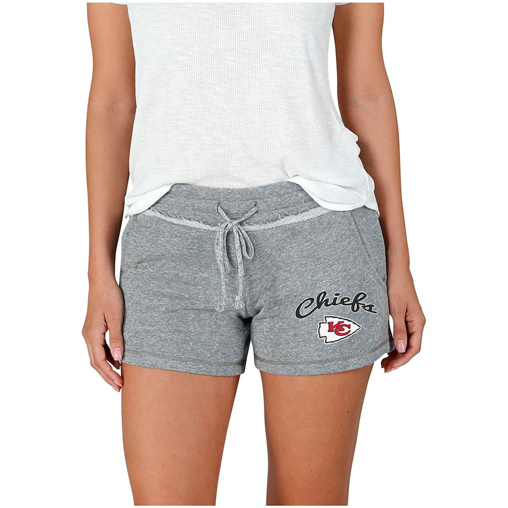 Kansas City Chiefs Concepts Sport Women's Mainstream Terry Shorts - Gray - NFL