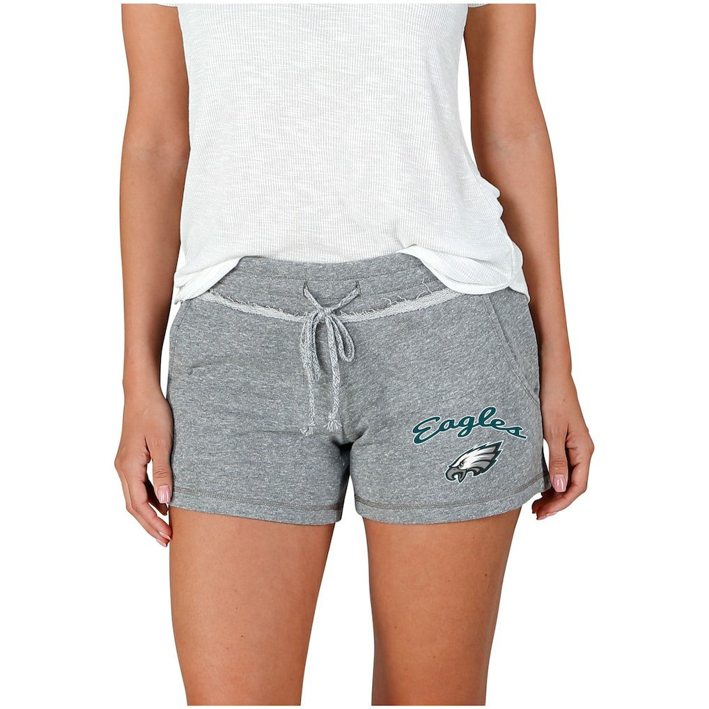 Philadelphia Eagles Concepts Sport Women's Mainstream Terry Shorts - Gray - NFL