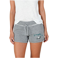 Philadelphia Eagles Concepts Sport Women's Mainstream Terry Shorts - Gray - NFL