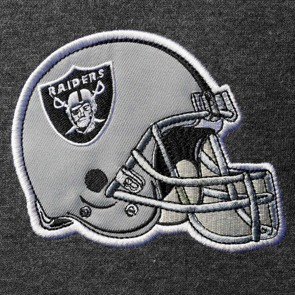 Las Vegas Raiders Starter Extreme Fireballer Pullover Hoodie - Heathered Gray/Silver - NFL