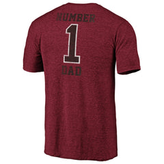 Arizona Cardinals #1 Dad Team Logo T-Shirt - Cardinal - NFL