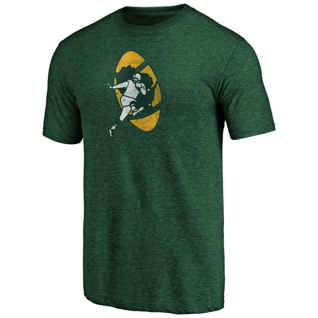 Green Bay Packers #1 Dad Team Logo T-Shirt - Green - NFL