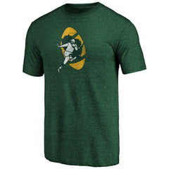 Green Bay Packers #1 Dad Team Logo T-Shirt - Green - NFL