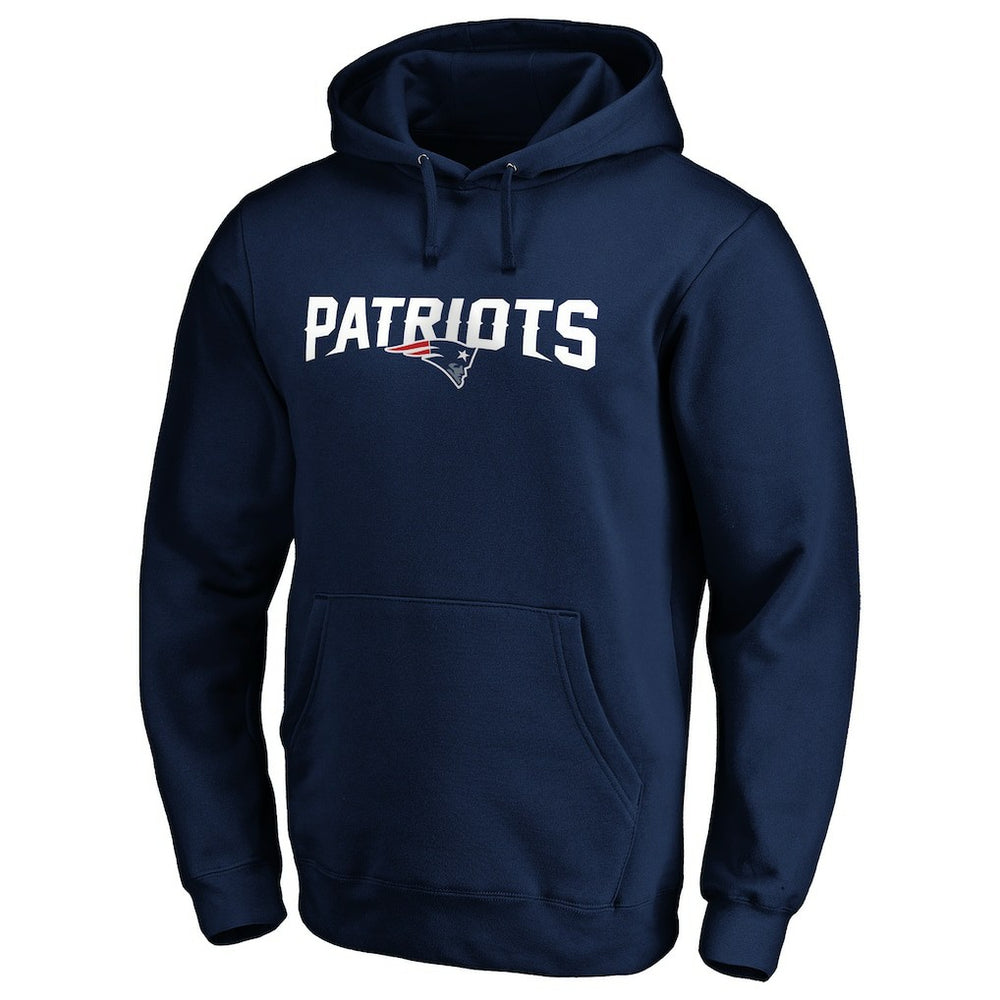 New England Patriots #1 Dad Pullover Hoodie - Navy - NFL
