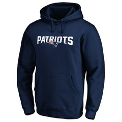 New England Patriots #1 Dad Pullover Hoodie - Navy - NFL