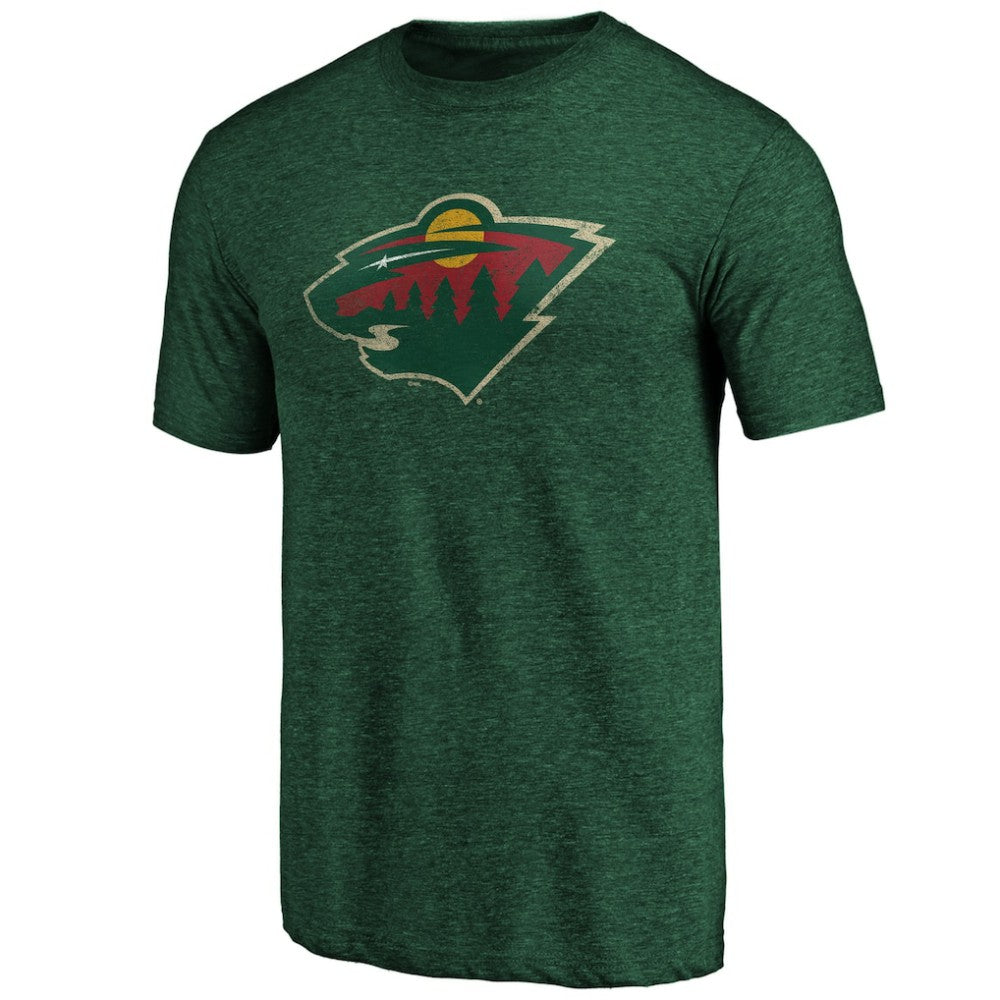 Minnesota Wild Greatest Dad Tri-Blend T-Shirt - Green | NHL discount