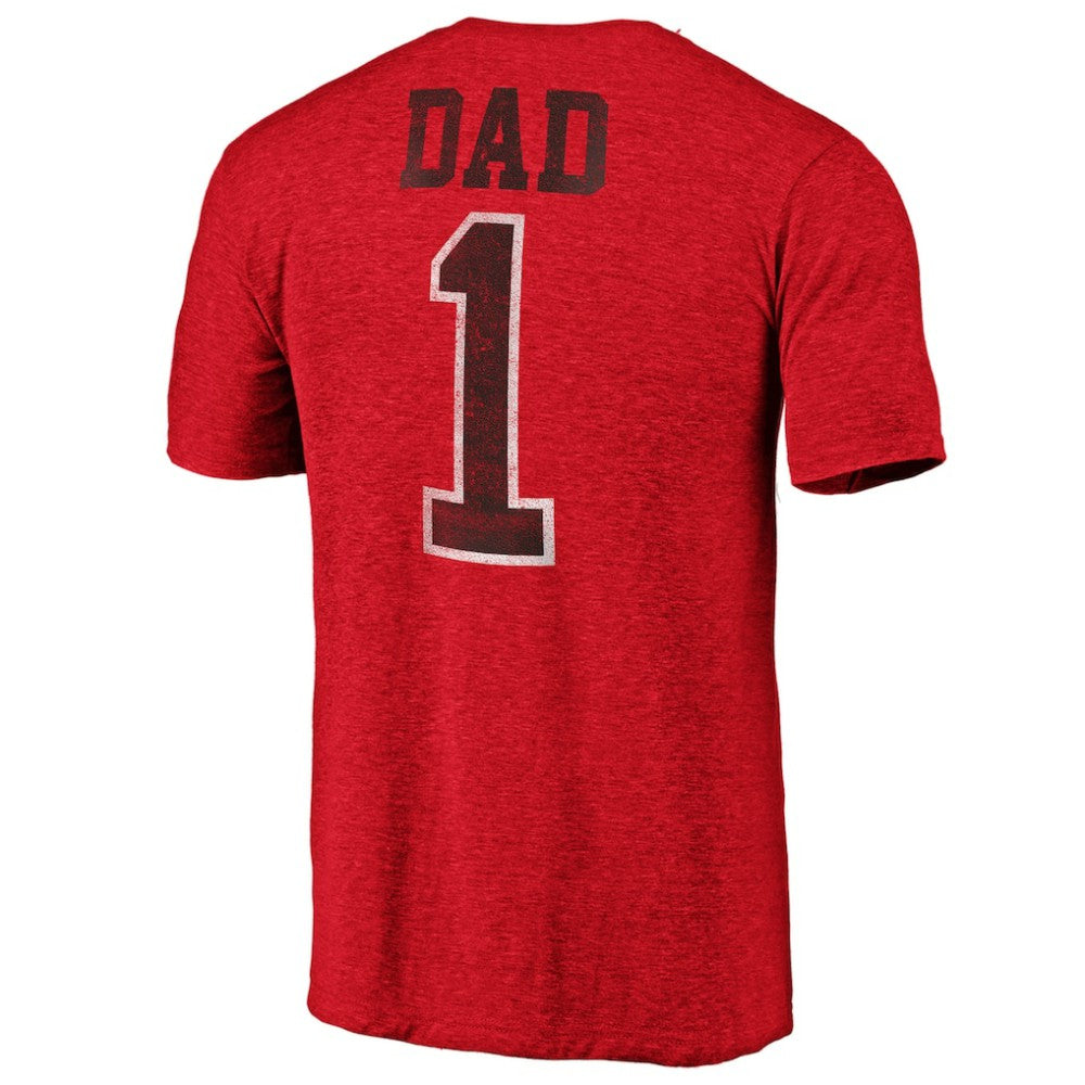 New Jersey Devils Greatest Dad Tri-Blend T-Shirt - Red | NHL on sale