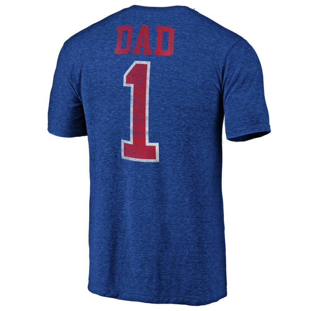 New York Rangers Greatest Dad Tri-Blend T-Shirt - Blue | NHL Lifestyle