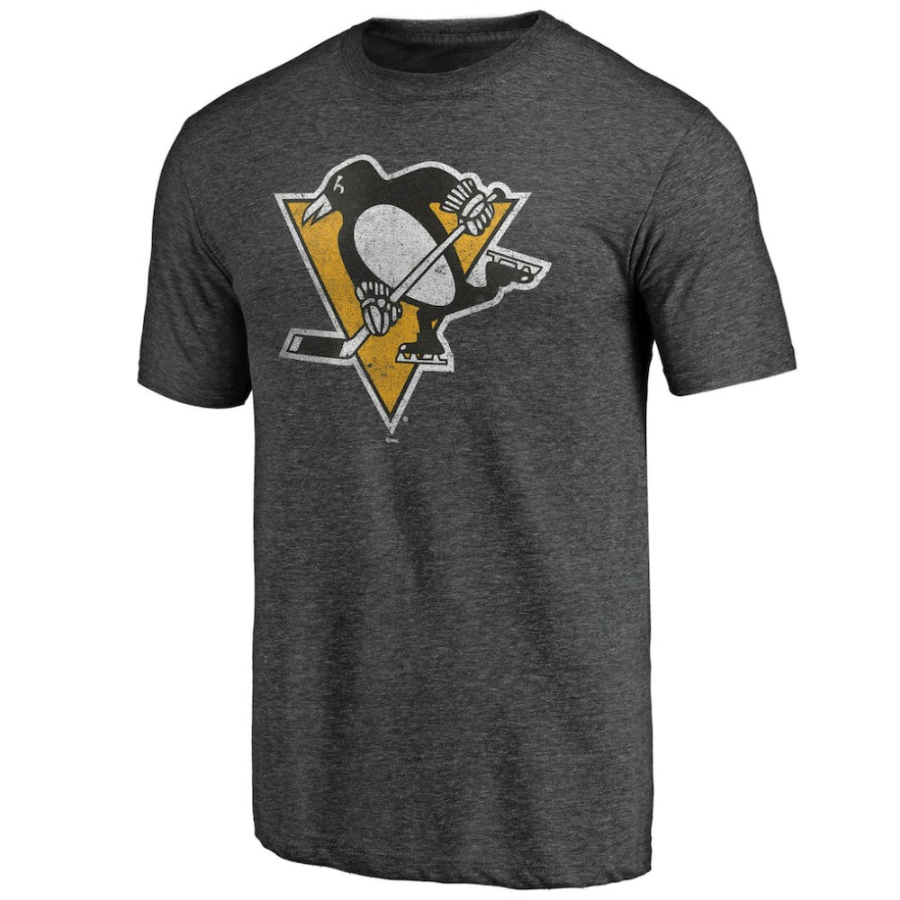 Pittsburgh Penguins Greatest Dad Tri-Blend T-Shirt - Charcoal | NHL Clearance