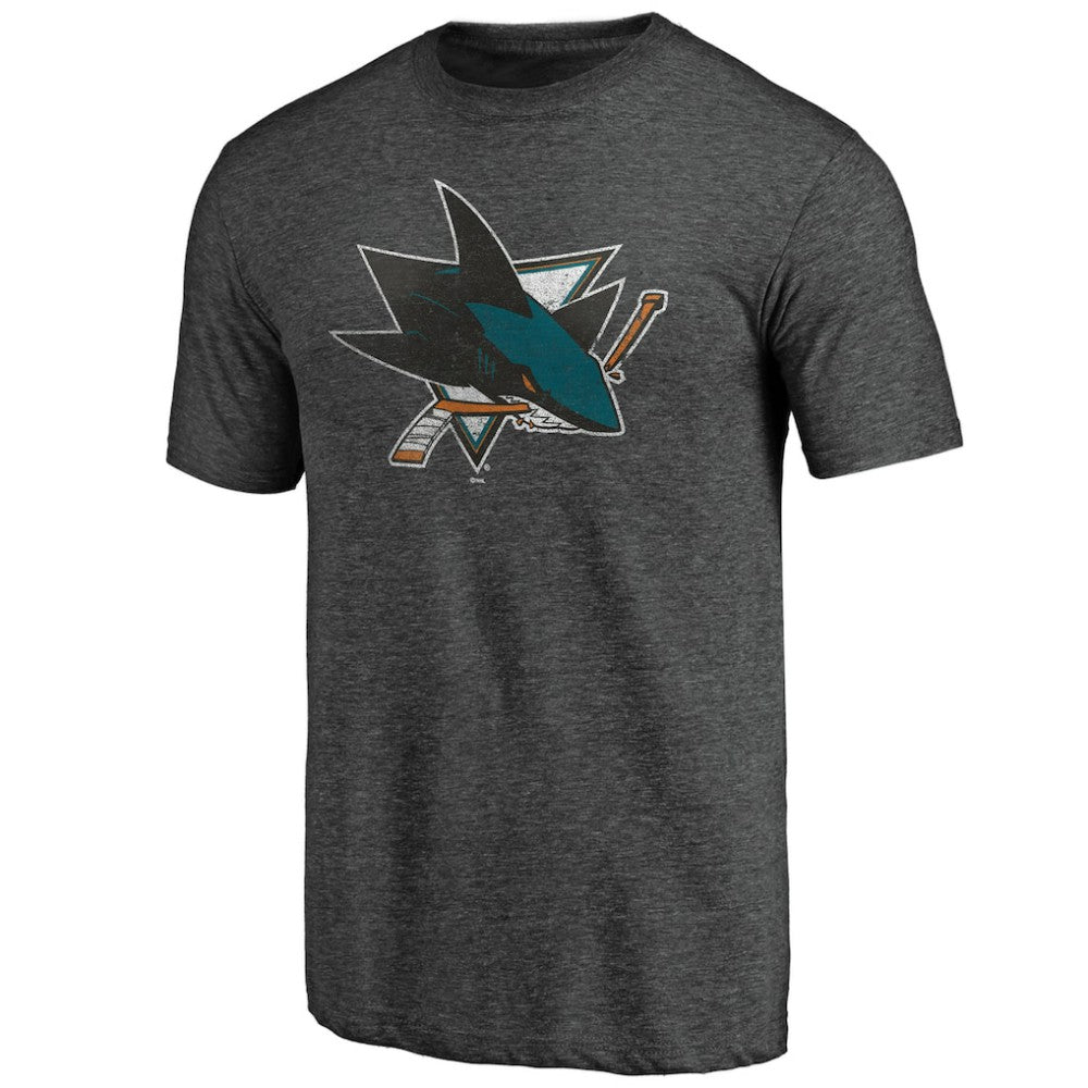 San Jose Sharks Greatest Dad Tri-Blend T-Shirt - Charcoal | NHL online