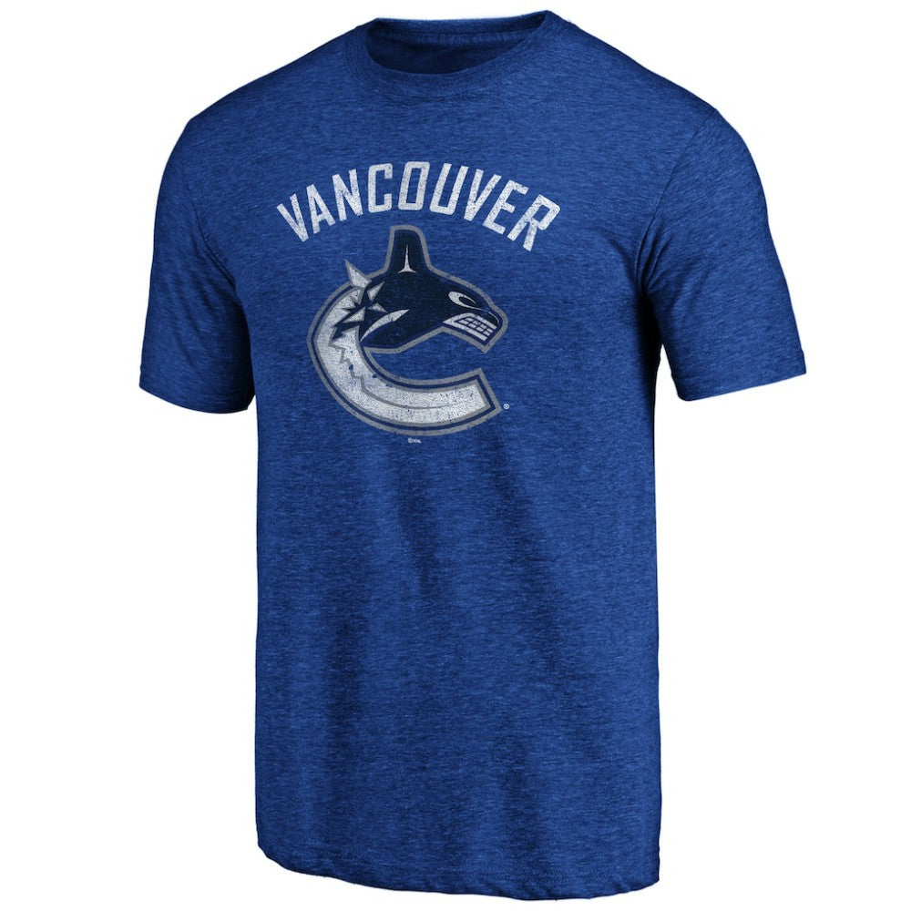Vancouver Canucks Greatest Dad Tri-Blend T-Shirt - Blue | NHL on sale
