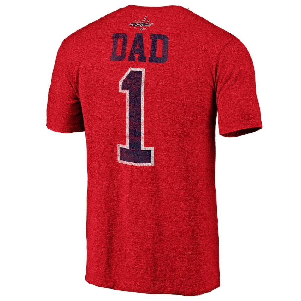 Washington Capitals Greatest Dad Tri-Blend T-Shirt - Red | NHL discount