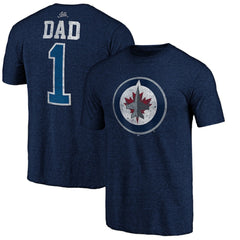 Winnipeg Jets Greatest Dad Tri-Blend T-Shirt - Navy | NHL online