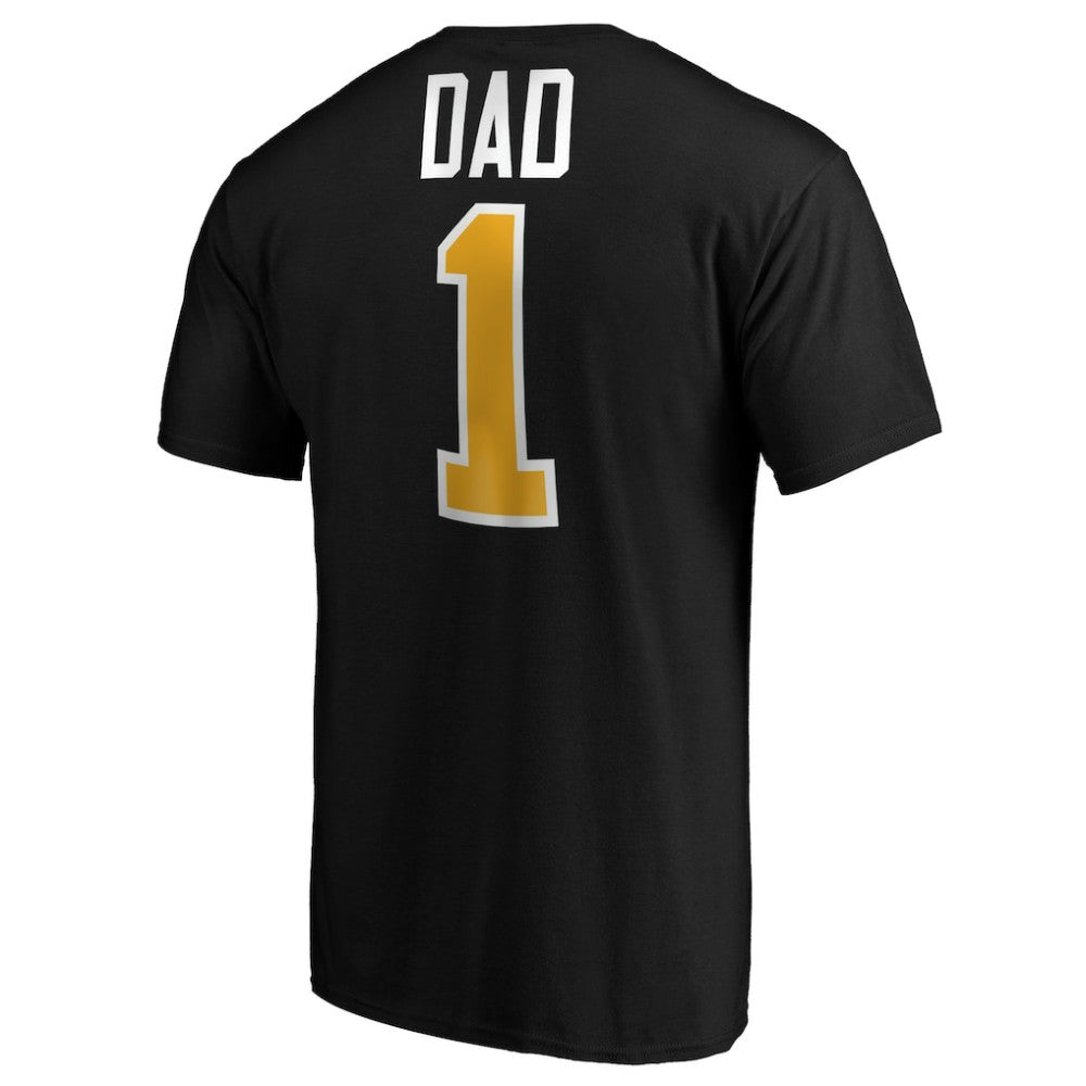 Boston Bruins #1 Dad Logo T-Shirt - Black | NHL discount
