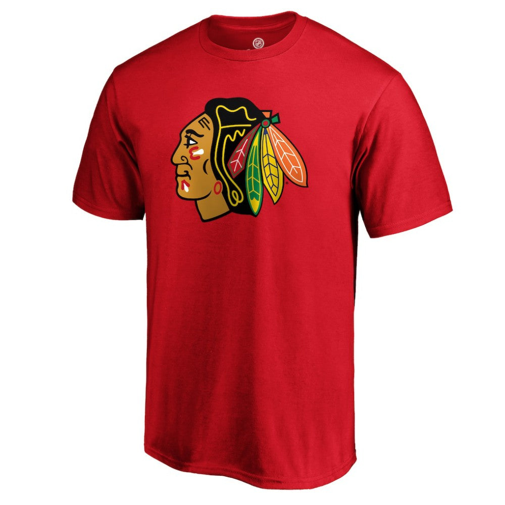 Chicago Blackhawks #1 Dad T-Shirt - Red | NHL near me