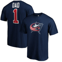 Columbus Blue Jackets #1 Dad T-Shirt - Navy | NHL online
