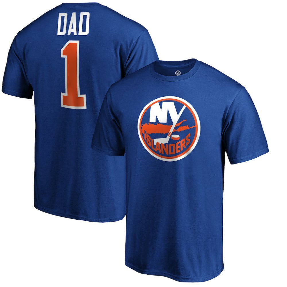 New York Islanders #1 Dad T-Shirt - Royal | NHL sale
