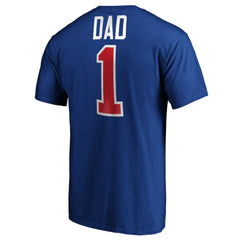 New York Rangers #1 Dad Logo T-Shirt - Blue | NHL online