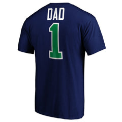 Vancouver Canucks #1 Dad T-Shirt - Blue | NHL discount