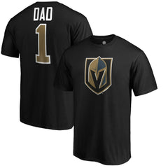 Vegas Golden Knights #1 Dad T-Shirt - Black | NHL discount