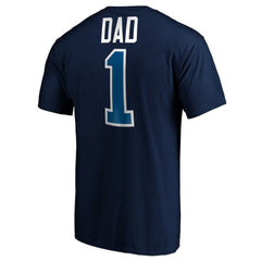 Winnipeg Jets #1 Dad T-Shirt - Navy | NHL Lifestyle