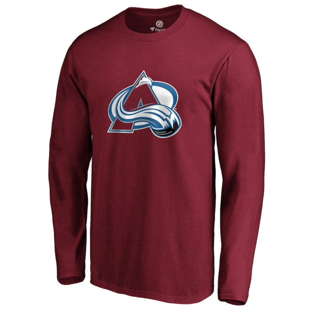 Colorado Avalanche #1 Dad Long Sleeve T-Shirt - Burgundy | NHL Lifestyle