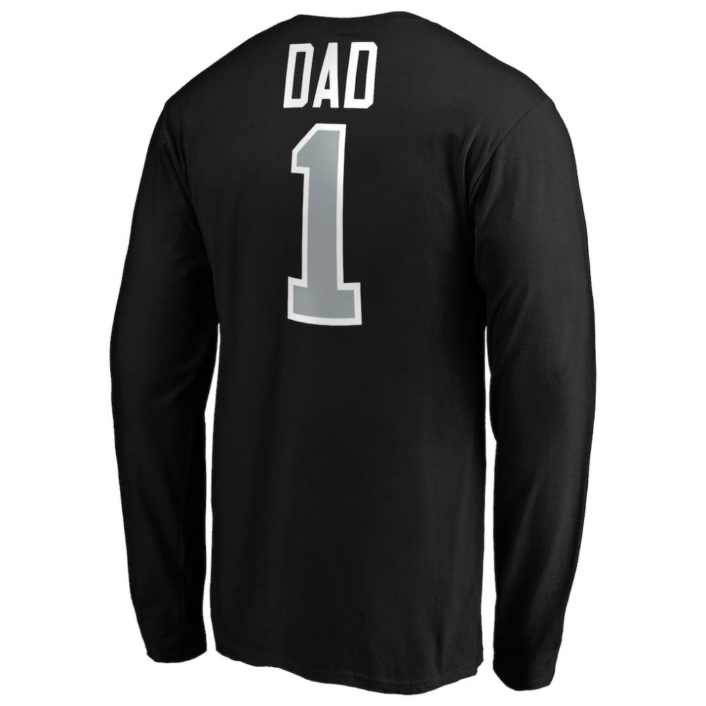 Los Angeles Kings #1 Dad Long Sleeve T-Shirt - Black | NHL Lifestyle
