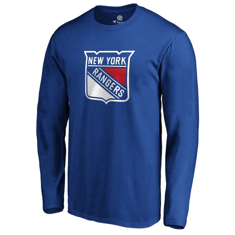 New York Rangers #1 Dad Long Sleeve T-Shirt - Blue | NHL online