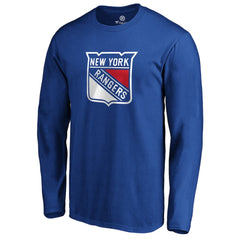 New York Rangers #1 Dad Long Sleeve T-Shirt - Blue | NHL online