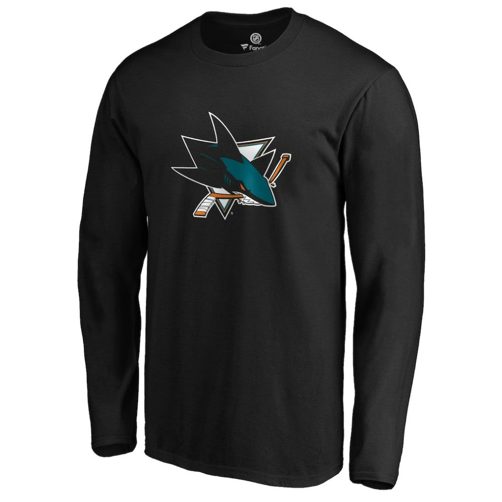 San Jose Sharks #1 Dad Long Sleeve T-Shirt - Black | NHL online
