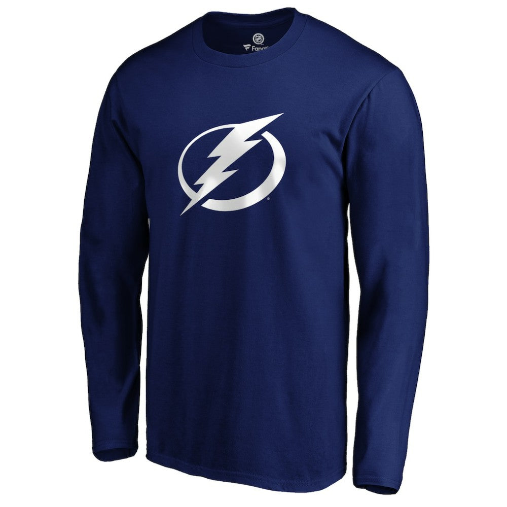 Tampa Bay Lightning #1 Dad Long Sleeve T-Shirt - Blue | NHL Clearance