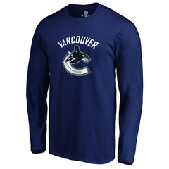 Vancouver Canucks #1 Dad Long Sleeve T-Shirt - Blue | NHL online