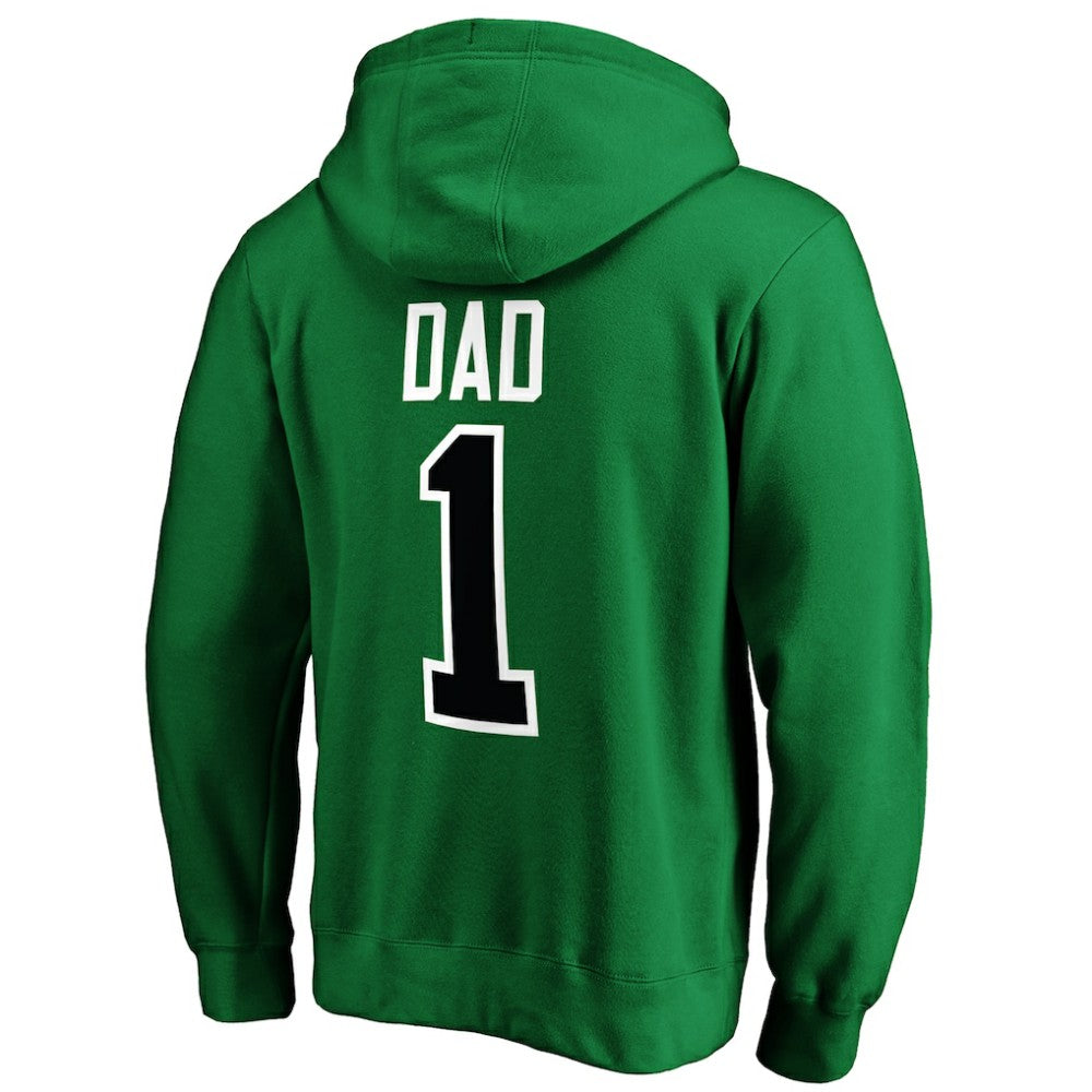 Dallas Stars #1 Dad Pullover Hoodie - Kelly Green | NHL Clearance