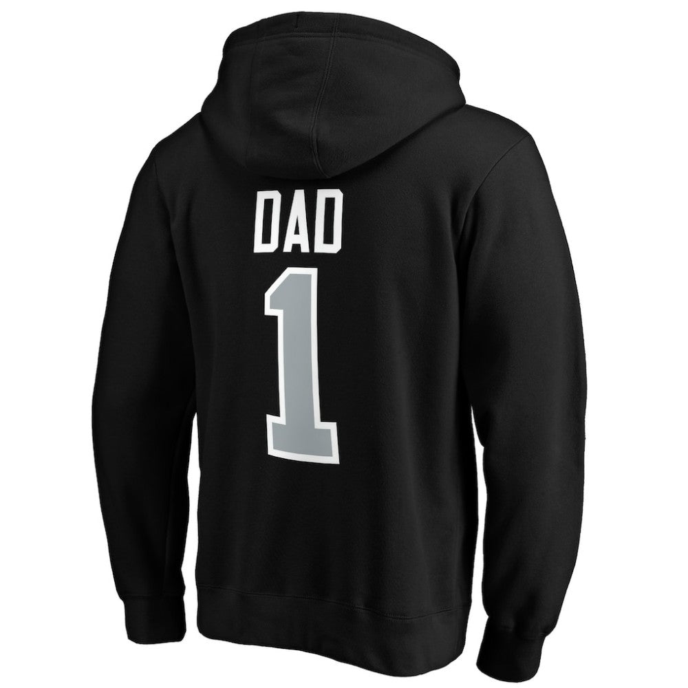 Los Angeles Kings #1 Dad Pullover Hoodie - Black | NHL discount