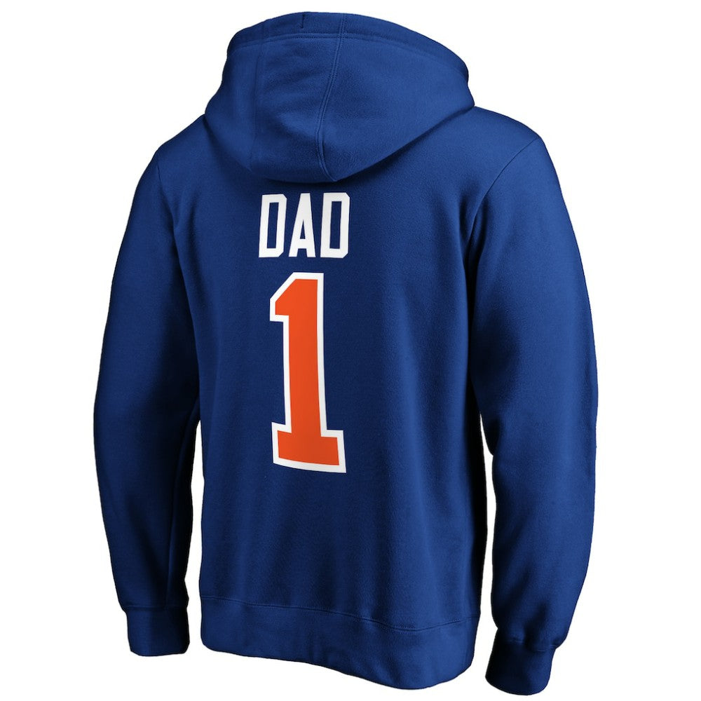 New York Islanders #1 Dad Pullover Hoodie - Royal | NHL online