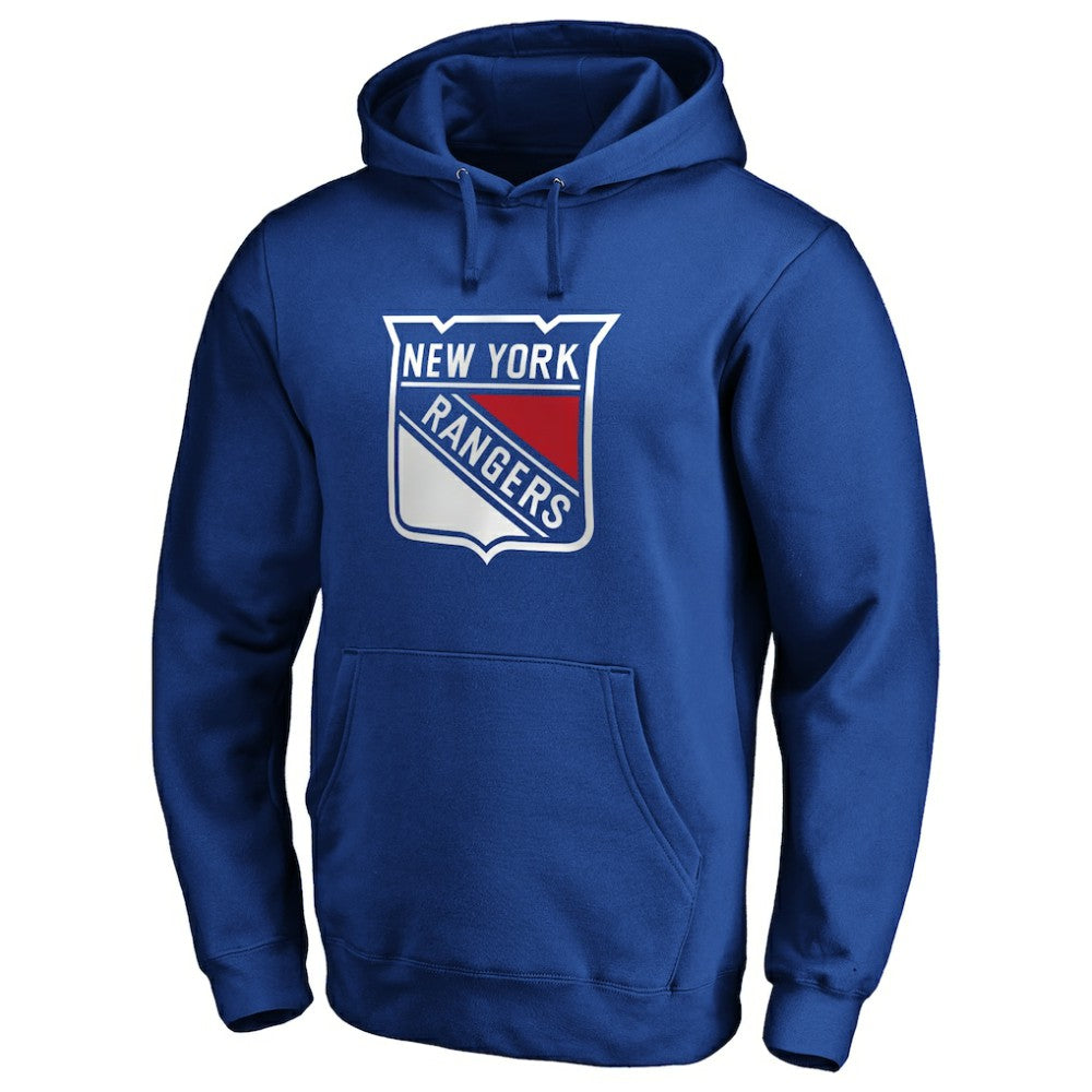 New York Rangers #1 Dad Pullover Hoodie - Blue | NHL Lifestyle