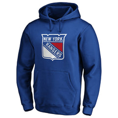 New York Rangers #1 Dad Pullover Hoodie - Blue | NHL Lifestyle